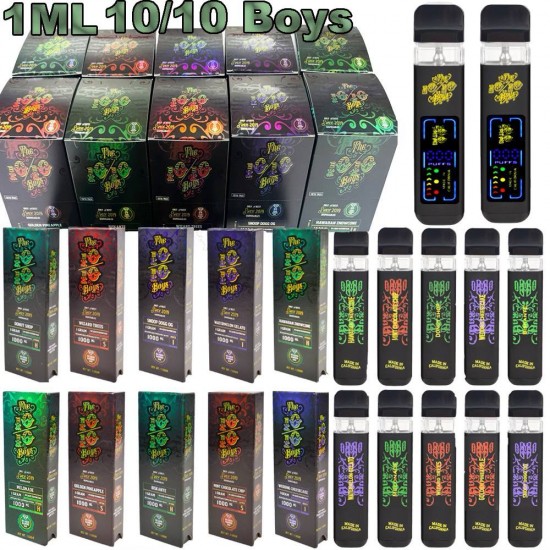 10/10 Boys 1g Live Resin Vape pens