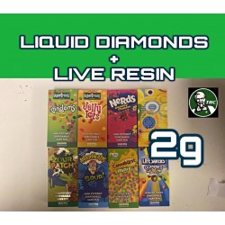 Live Resin & Liquid Diamond 2g Vape pens 