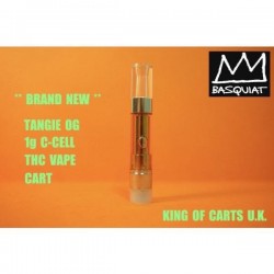 1g c-cell thc vape cart Tangie OG 20 new flavours, King Of Carts 