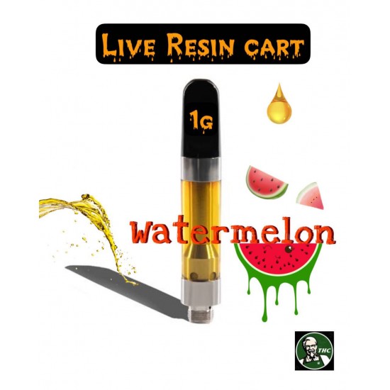 Live Resin 1g Vape Cart Watermelon