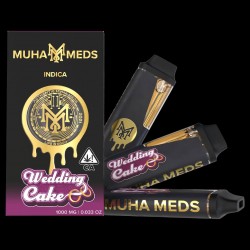 Muha Meds  2000mg THC Vape Wedding Cake Indica