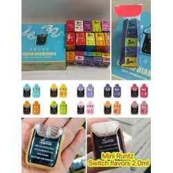 Runtz Mini Dual Flavour Liquid Diamond 2000mg Vape pens
