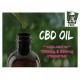 CBD Hemp Oil, 10ml Bottle, Full Spectrum CBD - 1000mg with 1000mg of Pure THC Distillate 