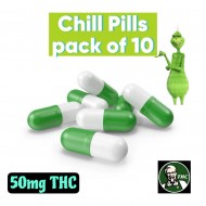 THC & CBD Chill Pills, Pack of 10 - 50mg THC 