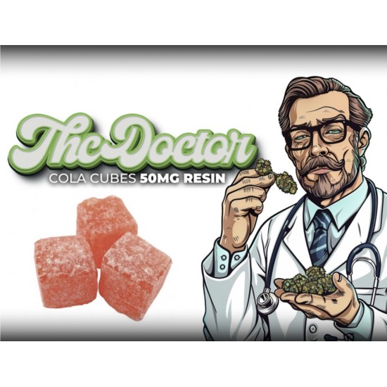 The THC Doctors 50mg Cola Cubes Pack Of 8 400mg Per Pack 