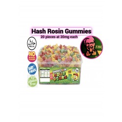 Hash Rosin Gummies 400mg Per pack Solventless Extraction 
