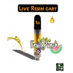  Live Resin 1g Vape Cart Fruit Punch 