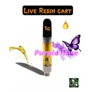 Live Resin 1g Vape Cart Purple Haze 