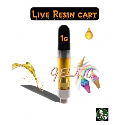 Live Resin 1g Vape Cart Gelato 