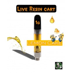 Live Resin 1g Vape Cart Lemon Cake