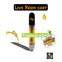 Live Resin 1g Vape Cart Tropical Punch 