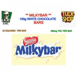 Live Resin Milkybar White Chocolate Bar - 250mg Resin Per Bar