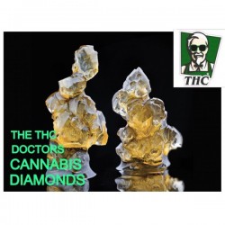 THC A Diamonds, In Pineapple Express Terps, 99% Potency Super Strong - 0.5g 