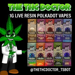 Polkadot Live Resin Vape Pens 1000mg