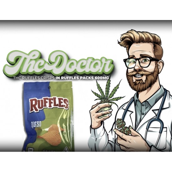 THC Ruffles Crisps in Ruffles packs 600mg 