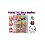 50mg THC Sour Snakes, Halal 