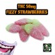 50mg Fizzy Strawberries Pack of 8