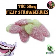 50mg Fizzy Strawberries Pack of 8