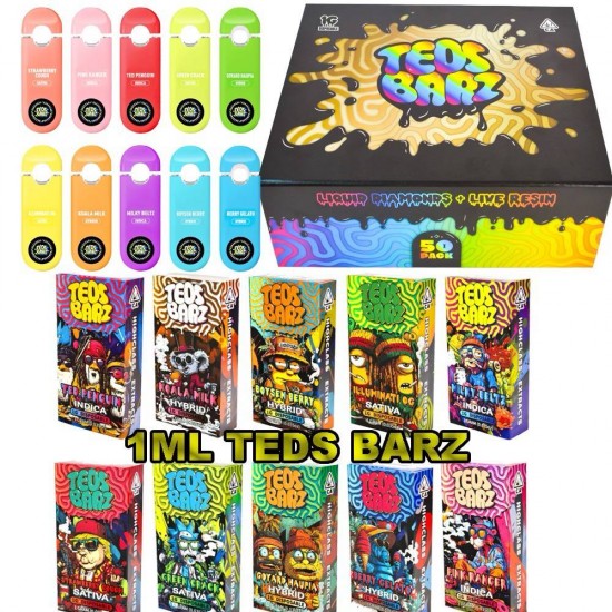Special Deal 10 x 1g Live Resin Ted Bar Vapes for £106.66