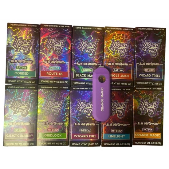 1g Live Resin + Liquid Diamonds Wizard Trees Vape Pens